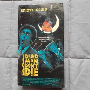 Dead Men Don't Die VHS 1991 Elliott Gould Zombie Horror Comedy Rare Cult